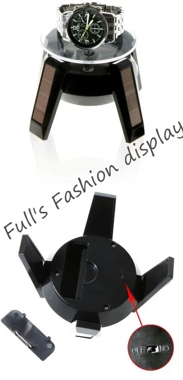 Лидер продаж модный поворотный стол на солнечной батарее дисплей со