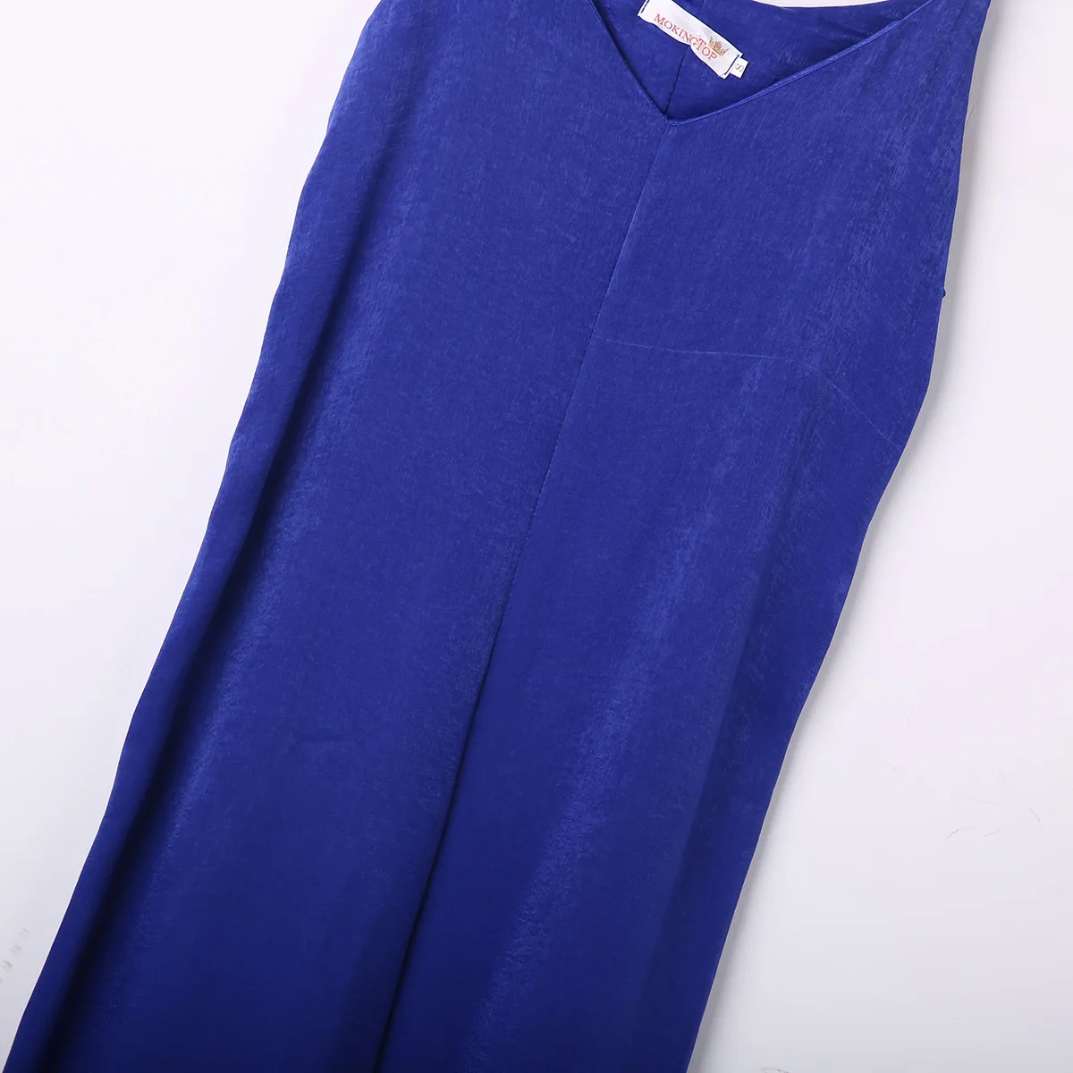 Женский льняной комбинезон без рукавов повседневный однотонный свободный