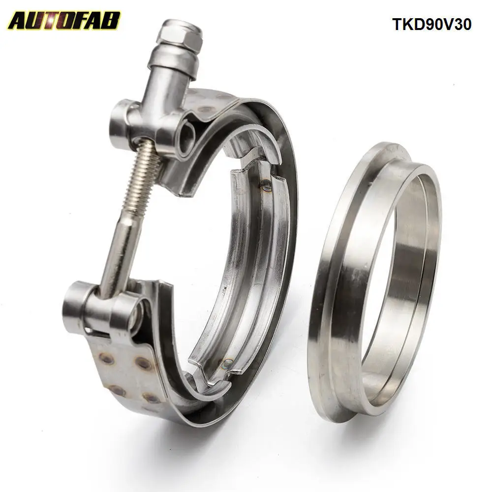 1 комплект 3 &quotVband 90 градусов литой локоть адаптер фланец + v зажим для T4/T3 Turbo