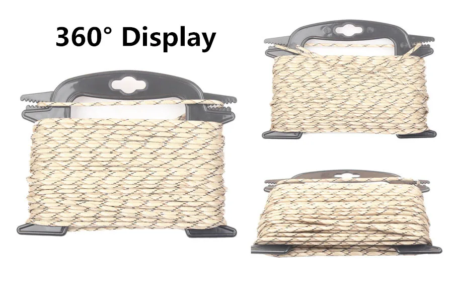 Кемпинг SKY Paracord 550 парашютный шнур веревочка Mil Спецификация Тип III 7 нить 550 4 мм веревка 100 футов Паракорд