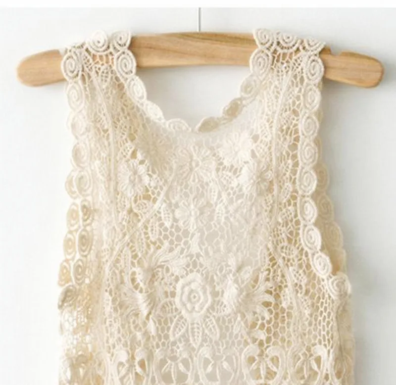 Модный женский вязаный жилет с коротким рукавом кисточками однотонный бежевый