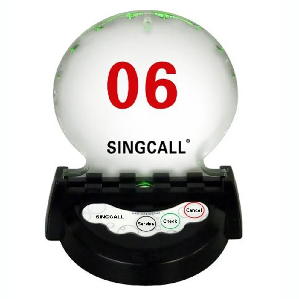 Беспроводная кнопка пейджера SINGCALL для отеля. Настольный колокольчик. APE930 новое