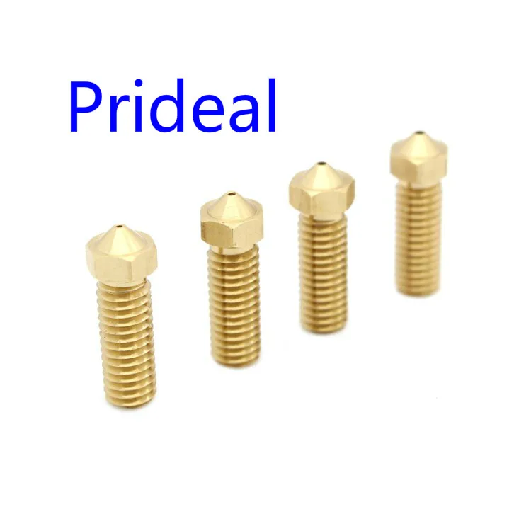 Удлиненная насадка из латуни Prideal медная удлиненная 0 6 мм/0 8 мм/1 2 мм для нити 1 75 M6 *