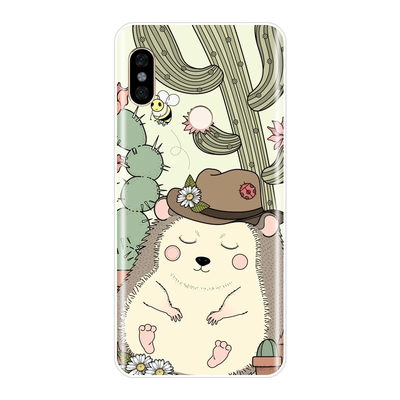 Задняя крышка с кроликом для Pocophone F1 Xiaomi Redmi S2 4A 5A 6A 5 Plus мягкий силиконовый чехол