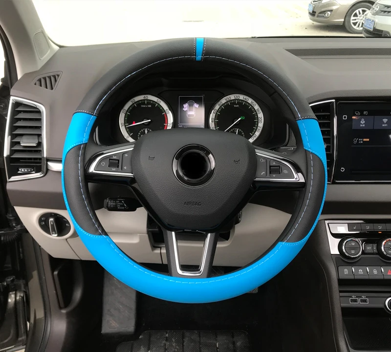 Чехол на руль для SKODA KAROQ 2018 1 шт.|covers for steering wheels|steering wheel coverwheel cover |