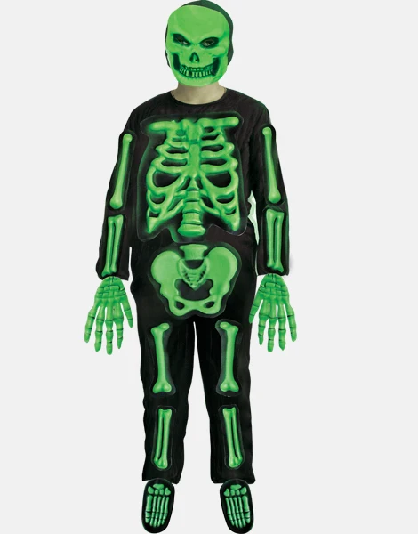 Бесплатная доставка платье Штаны сиамские маска Череп на Хеллоуин череп ботинок