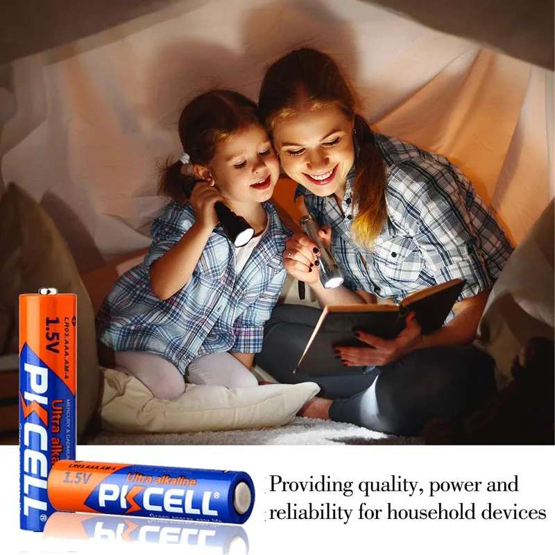 Электронный термометр 60 шт. супер щелочные сухие батареи PKCELL AAA LR03 1 5 в 140 мин. для