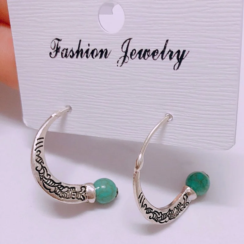 Fashion Boho Big Drop Earrings For Women Jewelry Brinco Carved Vintage Retro Thai cute Spiral Nationality Earring | Украшения и