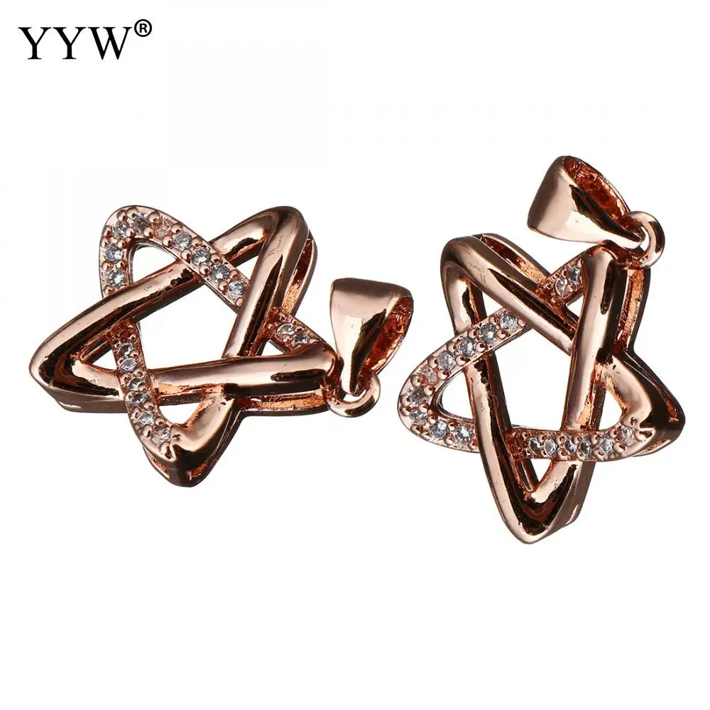 

YYW 2019 10pcs New Brass Hollow Jewelry Making Accessories Necklace Pendant Jewelry Love Shape Diy Women'S Necklace Pendant