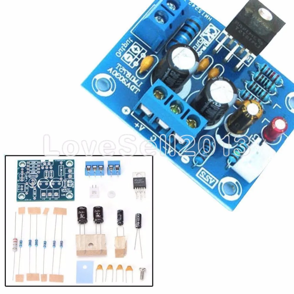 20 Вт Hi Fi моно канал LM1875T стерео аудио усилитель плата модуль DIY Kit|Запасные части| |
