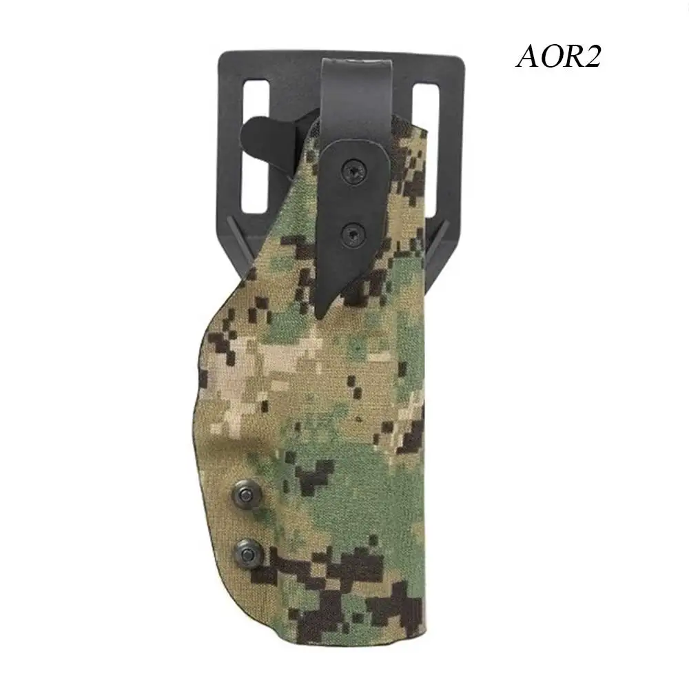 EMERSON тактическое оружие кобура для Glock СТРАЙКБОЛ МУЛЬТИКАМ Пистолет Чехол пластиковый Holderemerson'gear XST стиль стандартный кобура - Цвет: AOR2