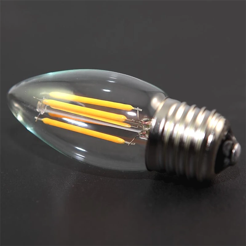 Сверхъяркая Светодиодная лампа накаливания E27 с регулируемой яркостью 6 шт./Лот 2