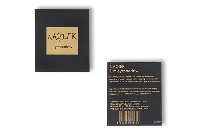 NAQIER тени для век макияж одиночные DIY пользовательские цвета матовый минеральный