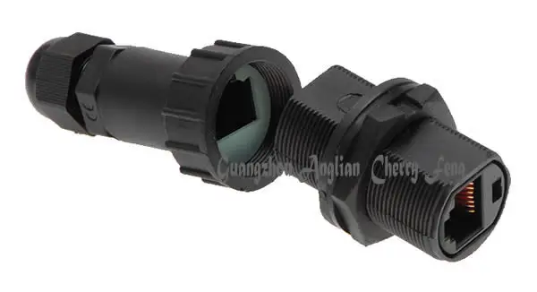 1 шт. тонкая металлическая розетка с одной головкой RJ45|socket joint|l connector |