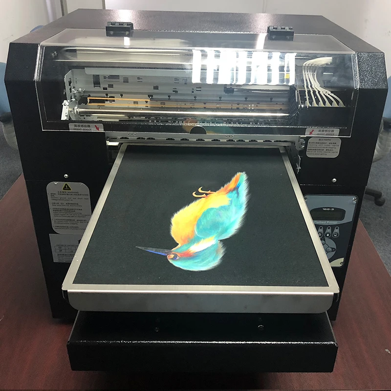 Профессиональный DTG принтер DOMSEM 8 цветов для футболок одежды тканей CMYK + WWWW размер