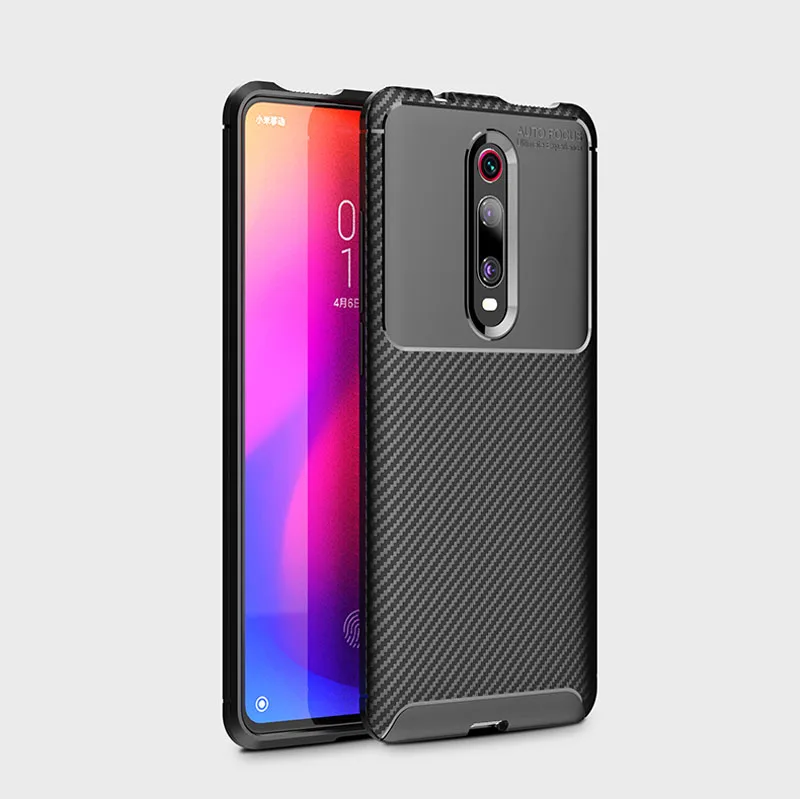 Black Бампер для Xiaomi mi 9 T мягкое силиконовое покрытие чехол xaomi xiomi mi 9 T Pro карбоновые чехлы для телефонов 9 T mi 9 T Xiao mi 9 T - Цвет: Black