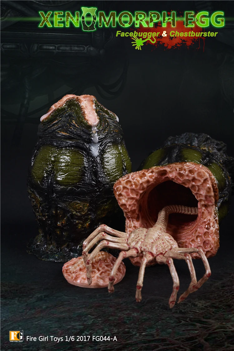 Fire Girl Toys FG044-A Xenomorph Egg Facebugger &amp Chestburster набор 1/6 подходит для 12-дюймовых экшн-фигурок
