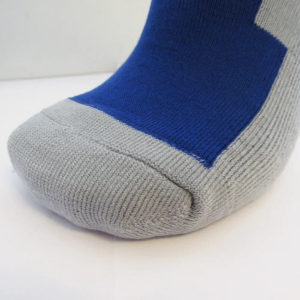 1 пара носков высокого качества синие спортивные футбольные команды мужские