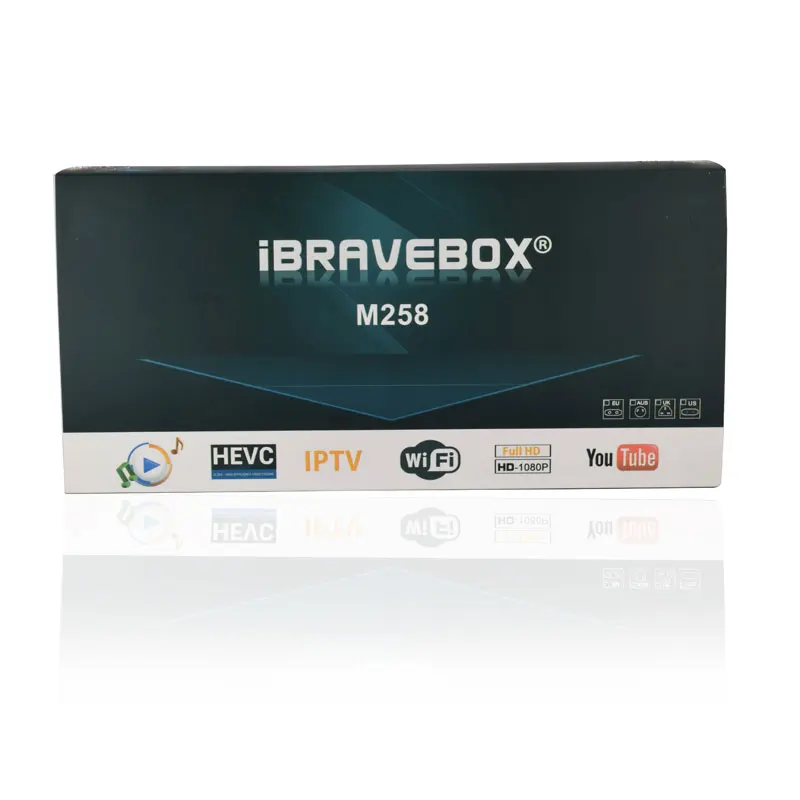 IBRAVEBOX DVB S2 приемное устройство спутниковый приемник M258 IPTV декодер с 1 год CCcam
