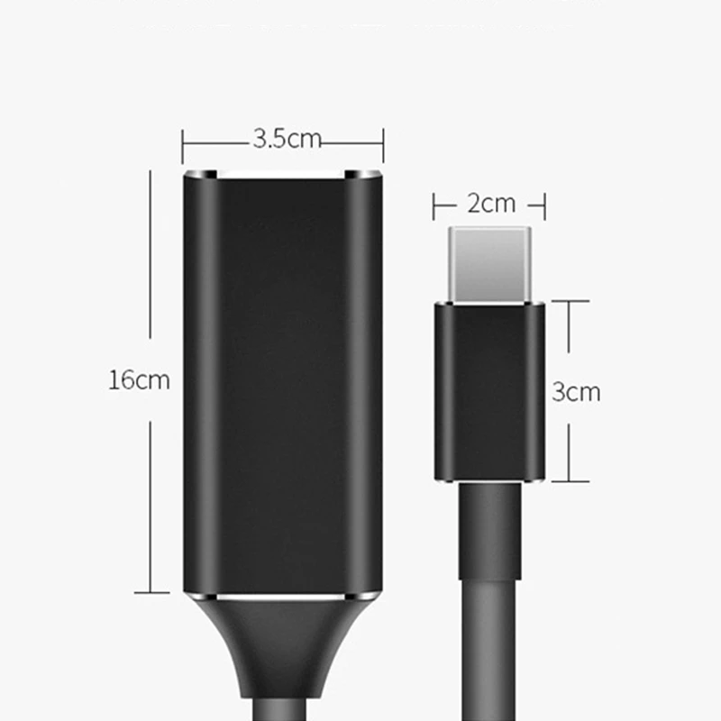 Адаптер Usb C-Hdmi адаптер Uni Type-C-Hdmi [Совместимость с Thunderbolt 3] для Macbook Pro 2017/2016/2015 Ipad |