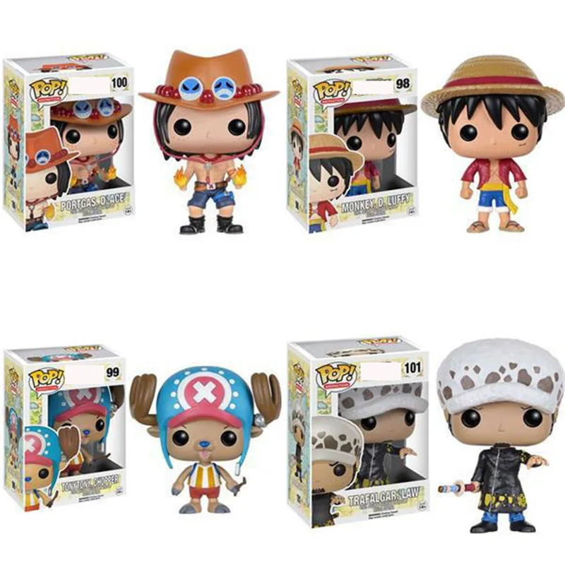 FUNKO POP японского аниме ONE PIECE Munch D. Фигурки для детей Luffy ACE Chopeeraction игрушки на день