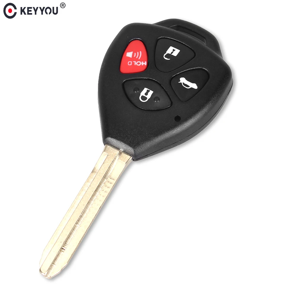 KEYYOU 10x4 кнопочный пульт дистанционного управления автомобильный ключ оболочка