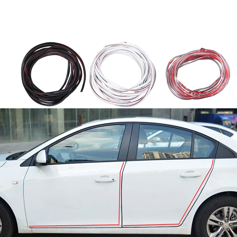 Car Door Edge Scratch Crash Strip Protection For Citroen C1 C2 C3 C4 C5 C6 C8 C4L DS3 DS4 DS5 DS5LS DS6 AUTO Accessories