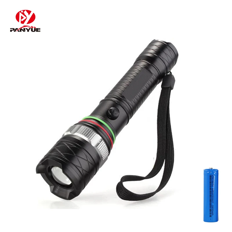 

PANYUE Led Flashlight XML T6 Linterna Torch 1000 Lumens Outdoor Camping Powerful Led Flashlight Waterproof with 18650 battery