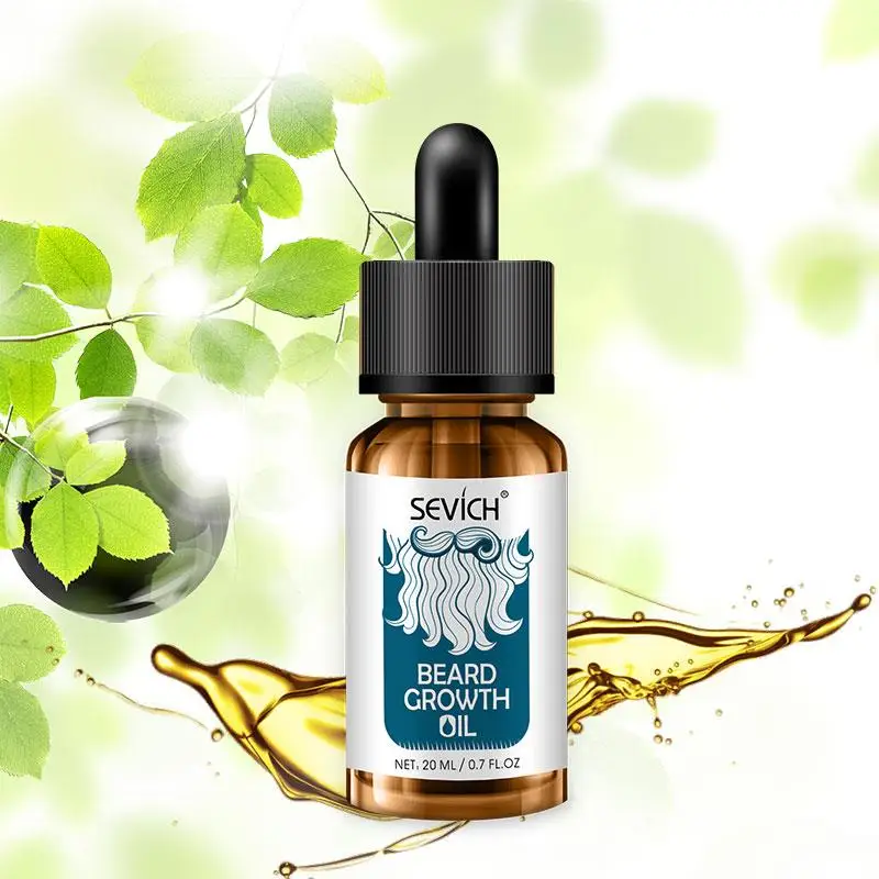 

Men Beard Growth Enhancer High Quality Beard Oil Facial Nutrition Moustache Growth Products Shaping Hair Growth for Beard sevich