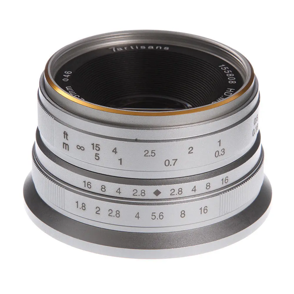 25 мм F/1 8 ручная фокусировка основной объектив для всех отдельных серий Panasonic/Olympus