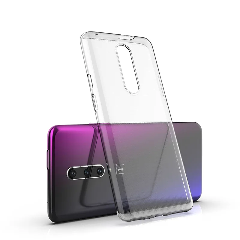 Ультратонкий Прозрачный чехол из ТПУ для Oneplus 7 pro прозрачный мягкий силиконовый |