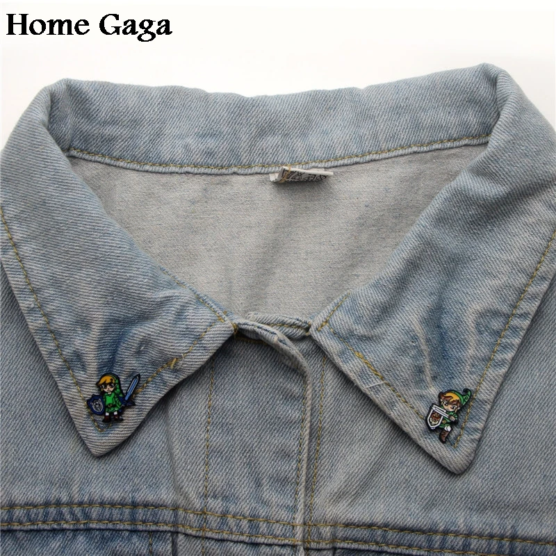 Homegaga мультфильм сделай сам цинковые булавки для рюкзака медали одежды сумки