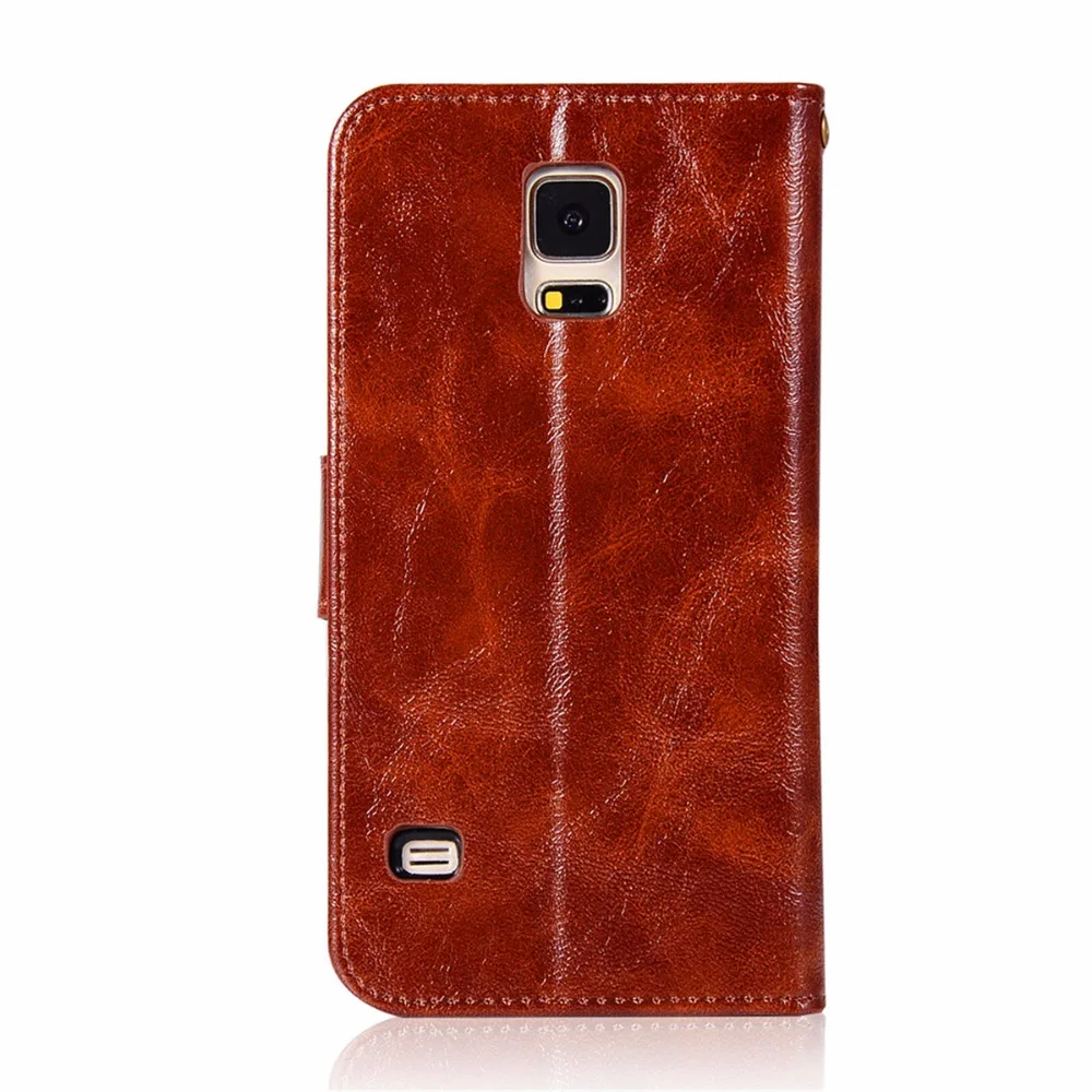 Модный чехол-кошелек для Samsung Galaxy S5 I9600 покрытие телефона Ретро стиль