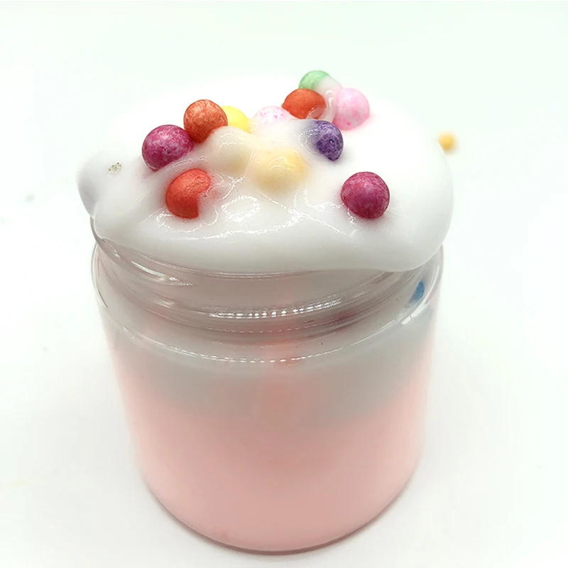 newCrystal динамический песок Красочная галактика Облако Пушистая слизь Squishy Putty Stress