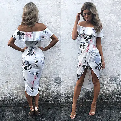 Модные женские туфли Boho Длинные платья Вечеринка Платья для женщин Пром