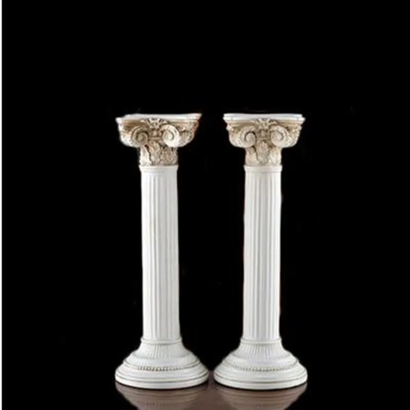 Пару старинной римской колонной ремесла древний архитектурной модели