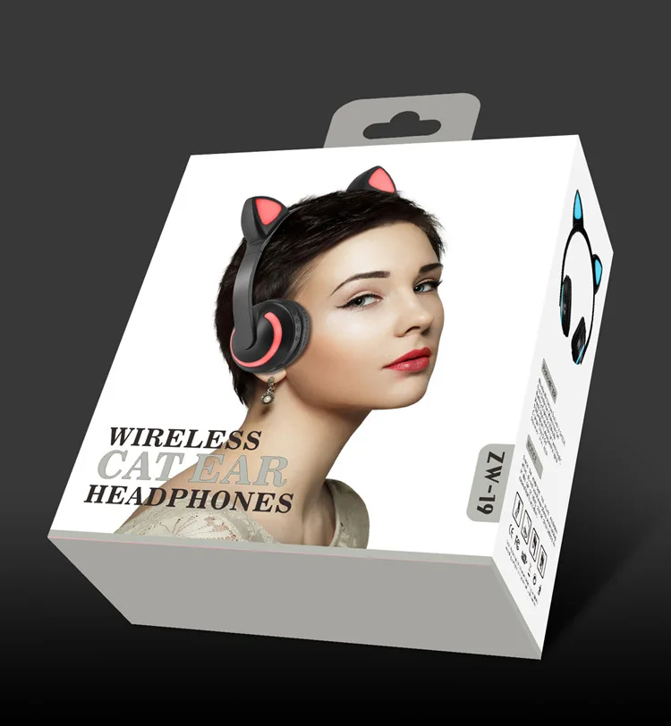 Bluetooth наушники, гарнитура, стерео беспроводные наушники, Bluetooth гарнитура Cat с микрофоном для мобильного телефона, ПК, музыки, игр