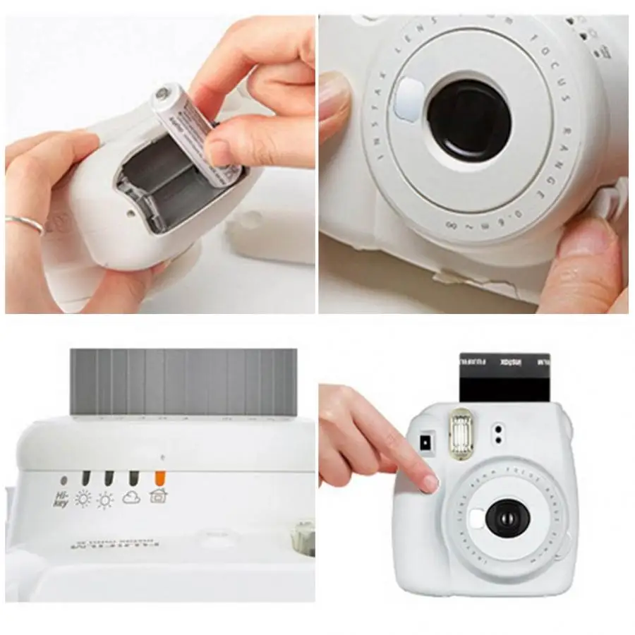 Оригинальная пленка Fujifilm Fuji Instax Mini9 Mini 9 для мгновенной съемки, ремешок на батарейке, фотокамера, подарок на день рождения, Рождество