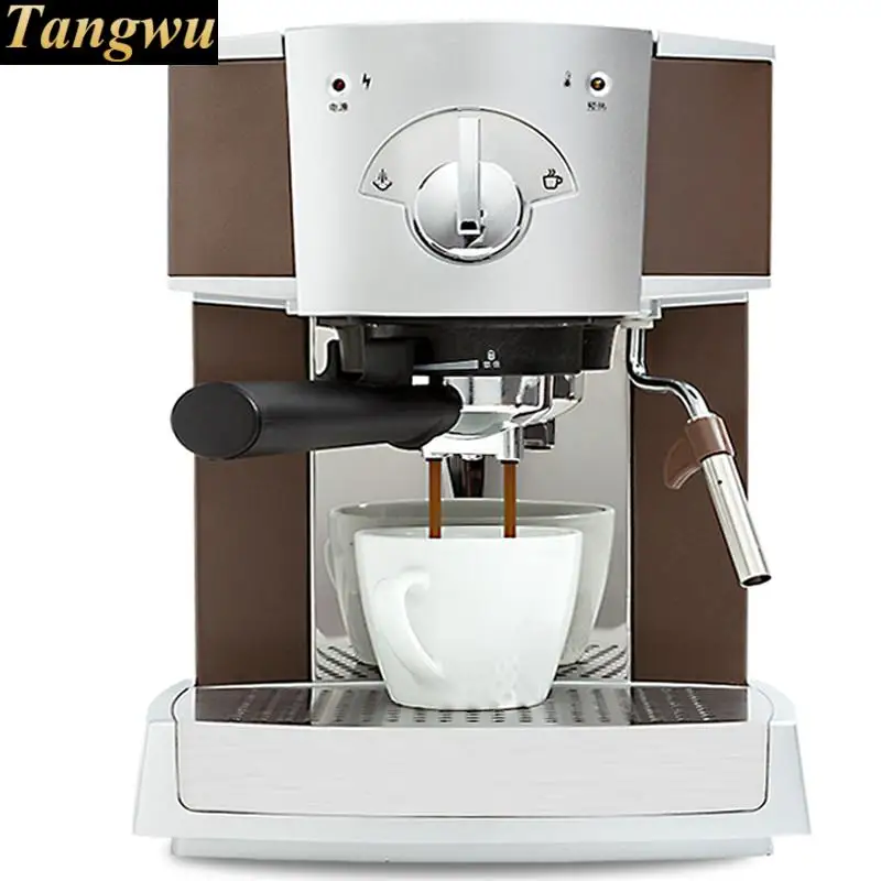 

espresso maker USES a semi-automatic steam - style coffee maker