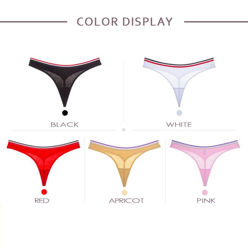 3 шт./лот женские хлопковые стринги трусики с низкой посадкой нижнее белье трусы