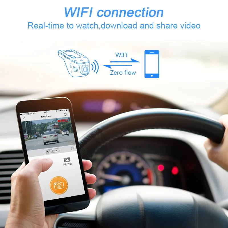 Junsun видеорегистратор WIFI регистратор Car DVR видеорегистраторы автомобильные Novatek