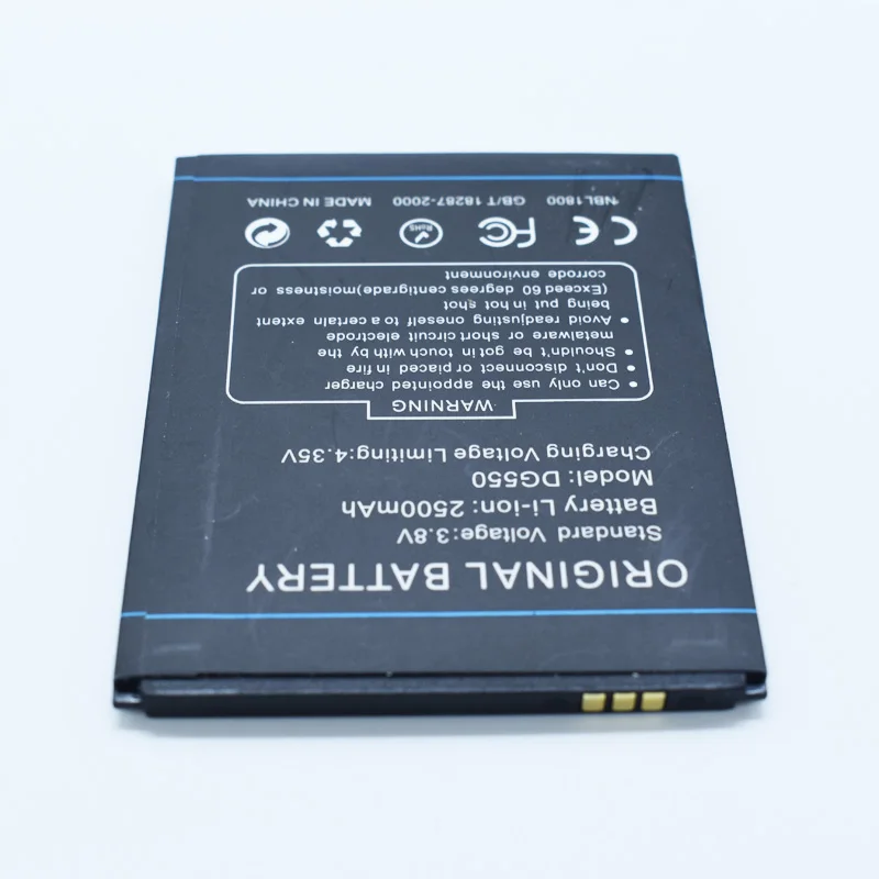 Hekiy B-DG550 DG550 Original Cell Phone Battery For Doogee Dagger 550 2600mAh Real Capacity Replacement Batteries Best Quality | Мобильные