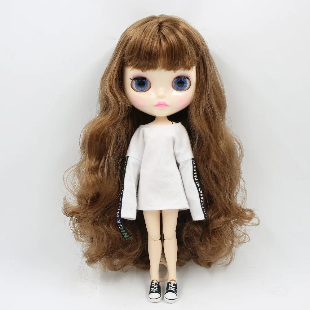 Ледяная фабрика blyth кукла каштановые волосы соединение тела bjd 30 см BL9158 bjd блестящая кукла лица