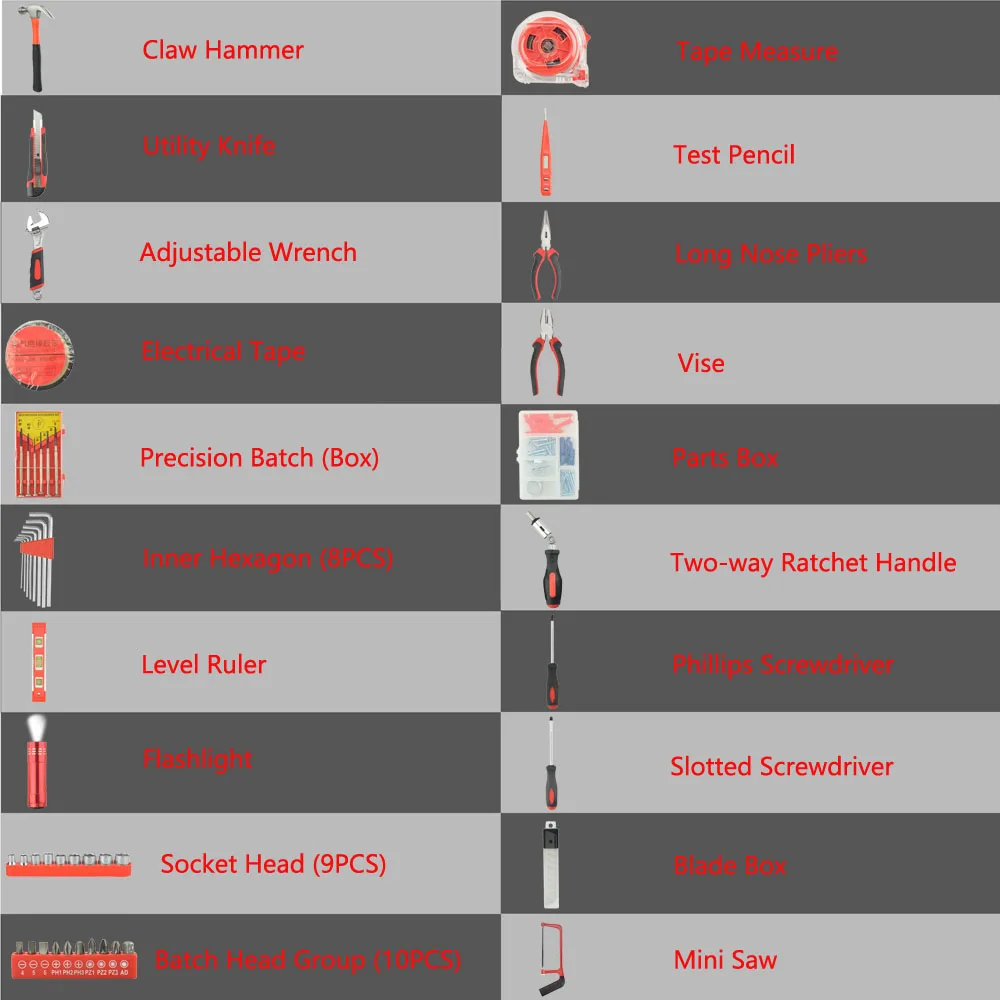 Набор ручных инструментов NEWACALOX 110 шт. торцевой ключ цифровой тестовый карандаш с