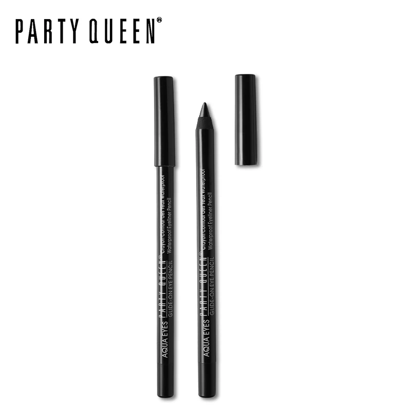 Вечерние queen 2 цветной карандаш Glide-on Kohl подводка для глаз Карандаш Водонепроницаемый длительный Аква подводка для глаз+ Duo отверстия точилка косметических карандашей набор