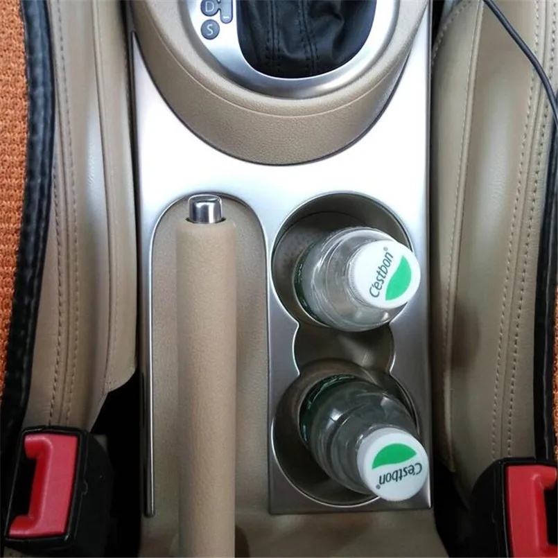

Car styling Water Cup Holder Decoration Frame sticker case For Volkswagen Touran 2011-2017