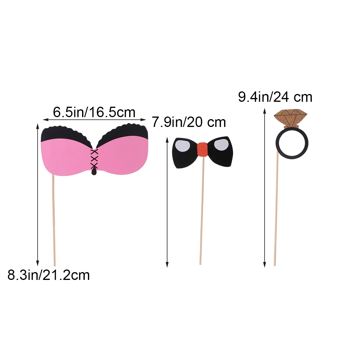 20pcs Bachelor Party Favors Photo Booth Props Kit Funny Bachelorette Paper Selfie Accessories Decoration Supplies | Дом и сад
