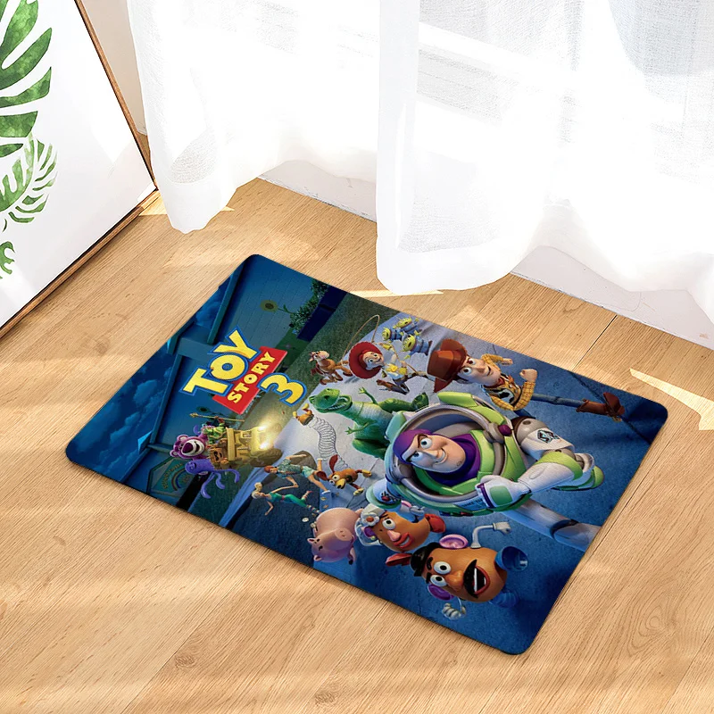see chart IVYYE Woody Buzz индивидуальный коврик с рисунком из аниме украшения для дома ковры мультяшный коврик для спальни коврики для ванной плюшевые коврики коврик для двери Новинка - Цвет: see chart