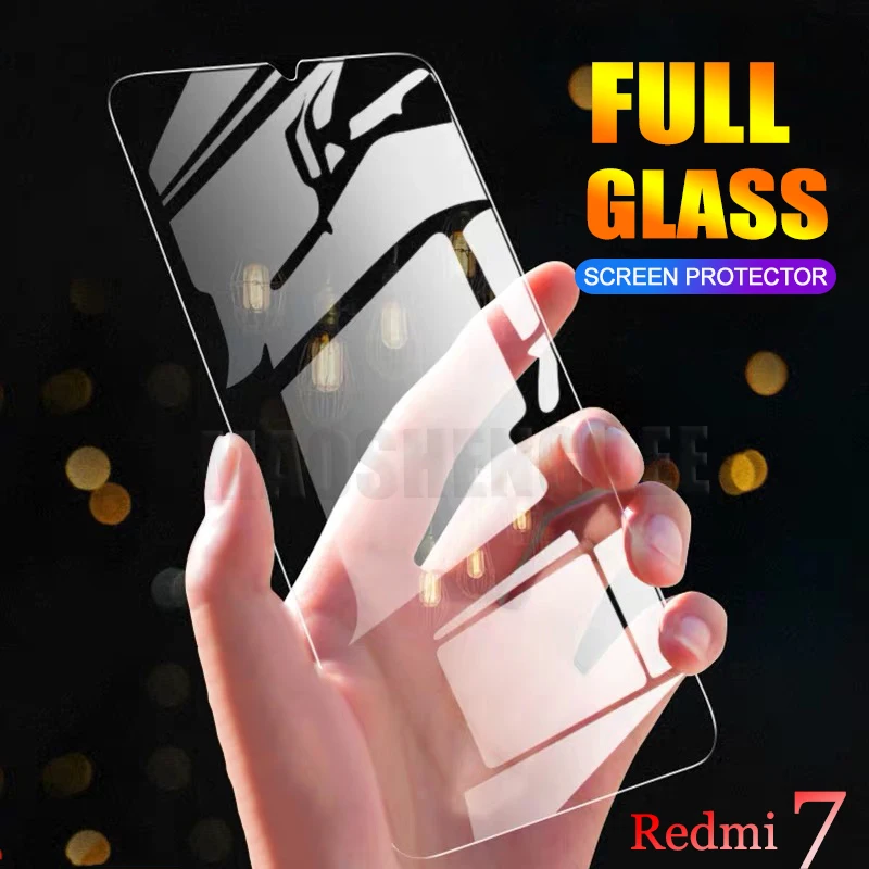 Закаленное стекло 2 шт./лот для Xiaomi Redmi 7 7A защиты экрана Anti Blu Ray стеклянная