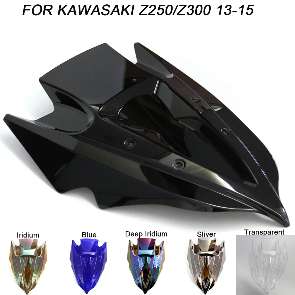 Лобовое стекло для мотоцикла Kawasaki Z250 Z300 Z 250 300 2013 2016 двойные Пузырьковые ветровые